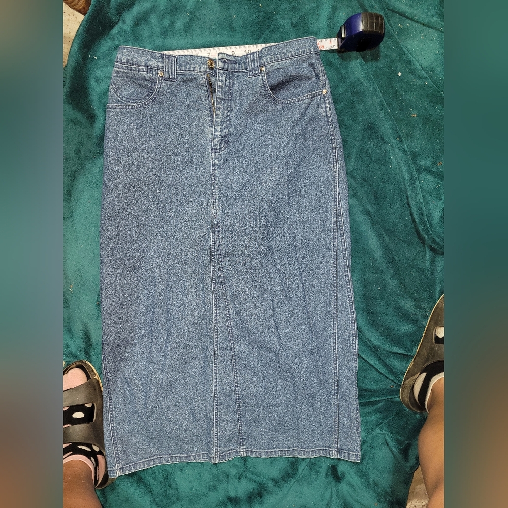 Blue Denim Skirt